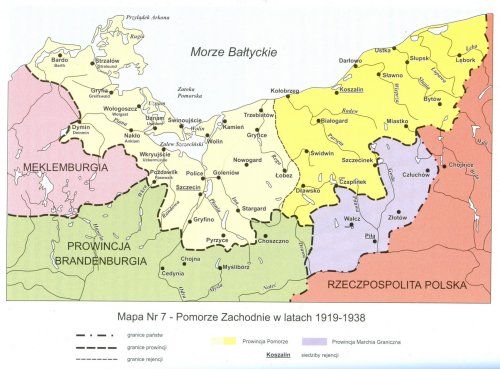 Mapka regencji szczecińskiej