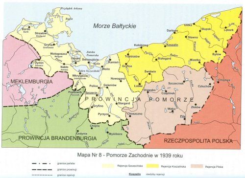 Mapka regencji szczecińskiej