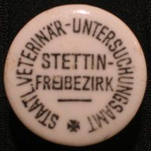Staatliches Veterinär 

Untersuchungsamt Stettin - Freibezirk porcelanka 01
